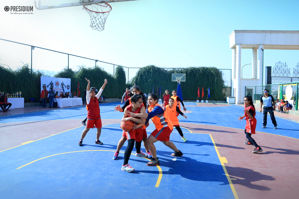 EVOKING PRESIDIANS' SPORTY SIDE AT INTER-SCHOOL BASKETBALL MATCH